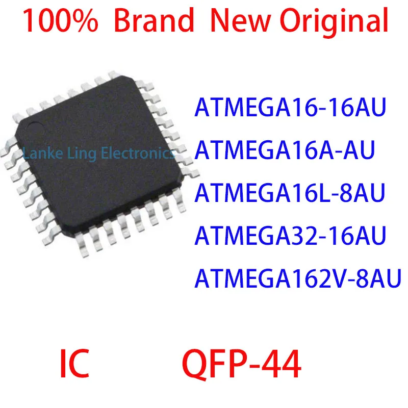 

ATMEGA16-16AU ATMEGA16A-AU ATMEGA16L-8AU ATMEGA32-16AU ATMEGA162V-8AU 100% Brand New Original IC QFP-44