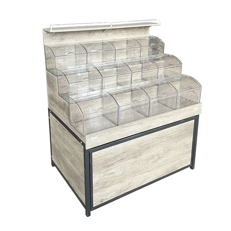 Оптовая продажа стеллаж Meicheng деревянная подставка для объемных продуктов