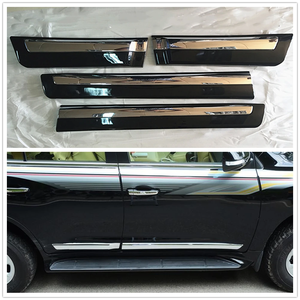 

Car Exterior Door Panel Guard Strip Bumper Side Plate Cover Trim For Toyota Land Cruiser LC200 FJ200 2008-2021