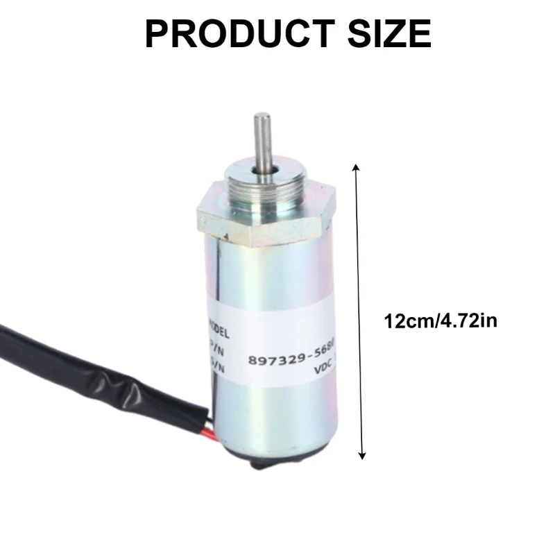 Соленоид остановки подачи топлива соленоид отключения 897329-5680 12 В стопорные