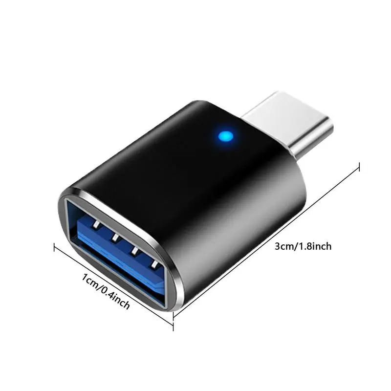 Адаптер USB C типа к 3.0 Type-C OTG Кабель для Macbook pro AirSamsung S10 S9 светодиодный светильник
