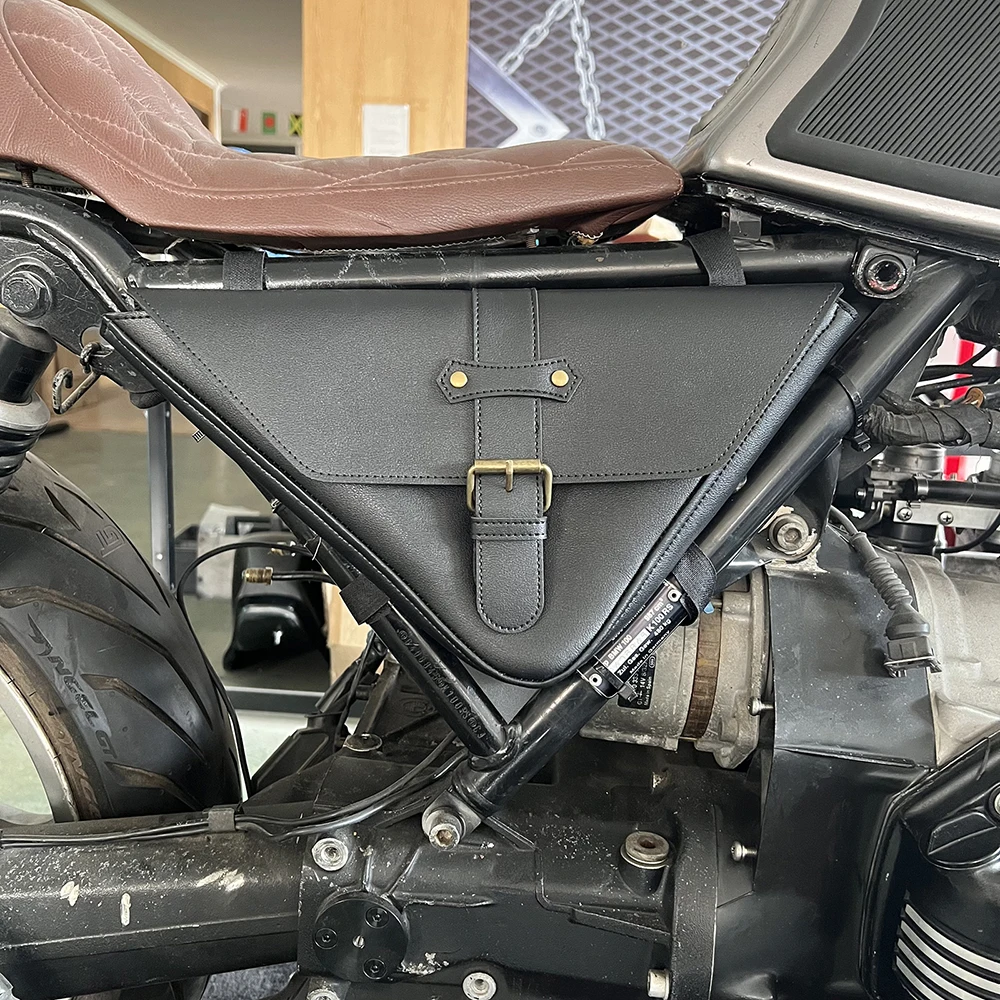 Ретро для BMW K-Series K75 K100 K1100 Cafe Racer, мотоциклетное седло, боковые сумки, сумка для багажа, сумки для велосипедных инструментов, сумки для старой школы, 1 пара (art.: 3920cd647c751) - 3920cd647c751