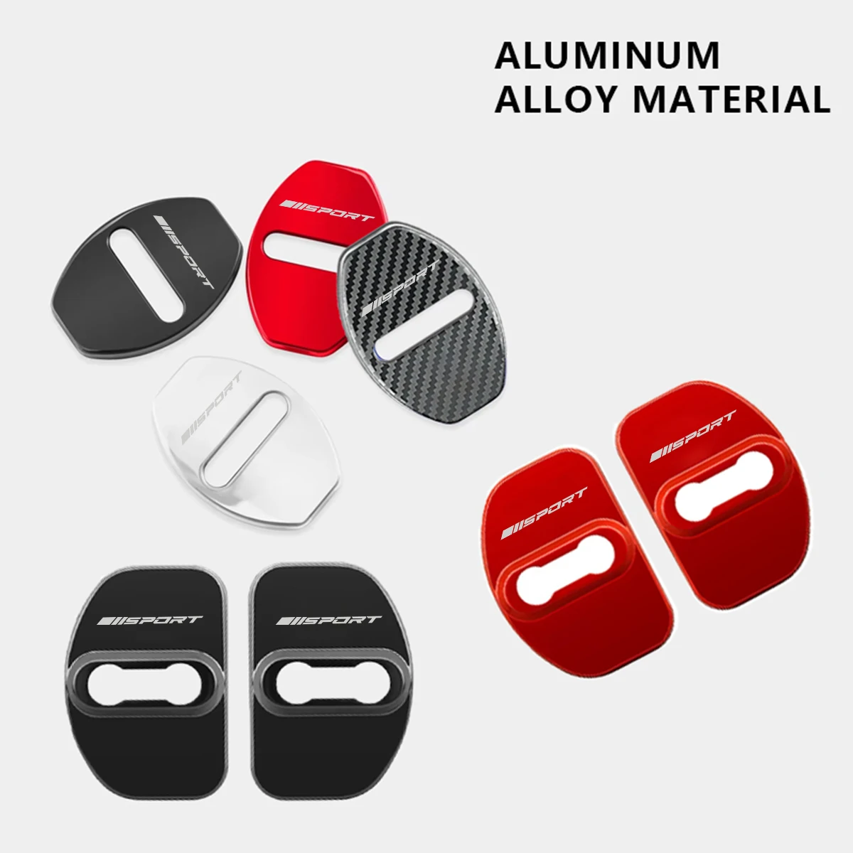 4 шт. защитный чехол для замка двери автомобиля Audi A1 A3 A4 A5 A6 Q3 Q5 Q7