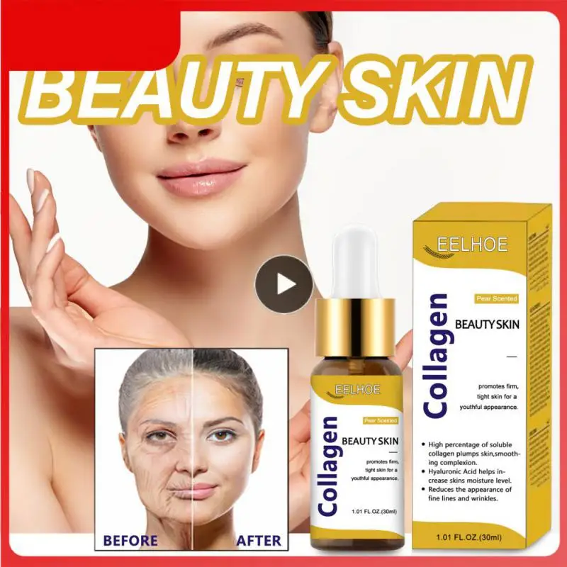 

Collagen Peptides Face Serum Moisturizing Anti-aging Wrinkle Facial Serum Shrinks Pores Repairs Dry Loose Skin Face Lift Tone