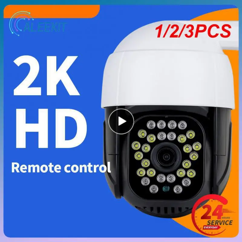 

1/2/3PCS 4K IP Camera WiFi 8MP Outdoor Speed Dome Auto Tracking PTZ Cam H.265 1080P Wireless Security Webcam Video Surveillance