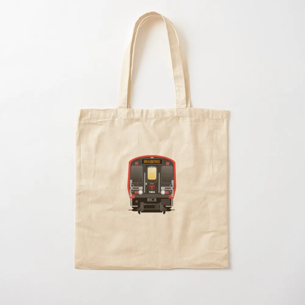 MBTA Red Line CRRC 1900 Train Tote Bag роскошная женская многоразовая сумка для покупок милая