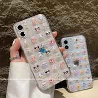 mickey kitty cat xiaoxin stress relief bubble phone cases for iphone 13 12 11 pro max mini xr xs max 8 x 7 se back cover