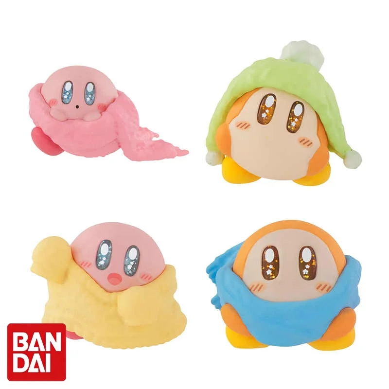 Фото Коллекционные мини-фигурки Bandai Kirby Waddle Dee Gashapon, 3,5 см, розовый демон, аниме-декор для рабочего стола, для фанатов №1