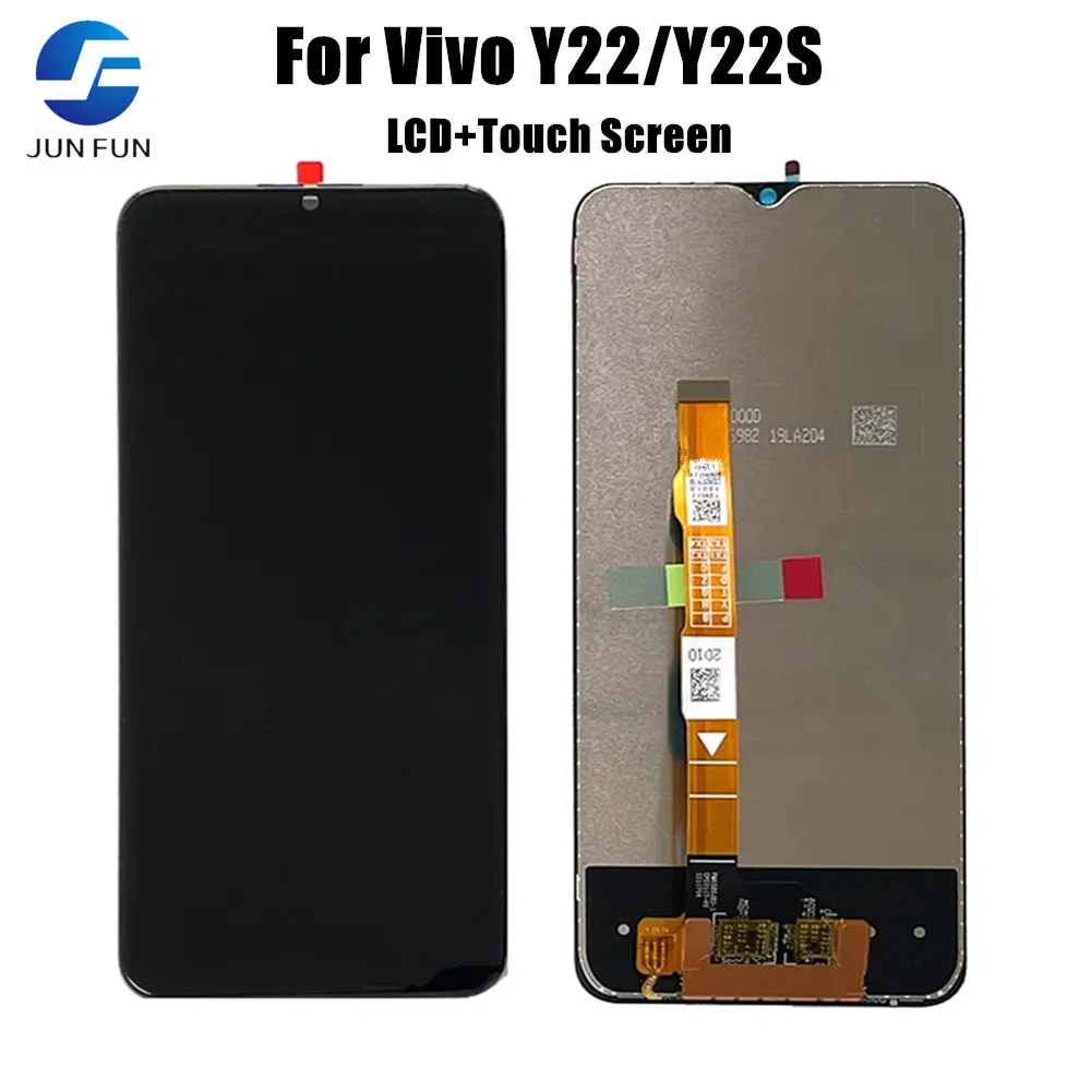 Дисплей для Vivo Y22 V2207 ЖК-дисплей с рамкой Y22s V2206 запчасти ремонта ЖК-дисплея