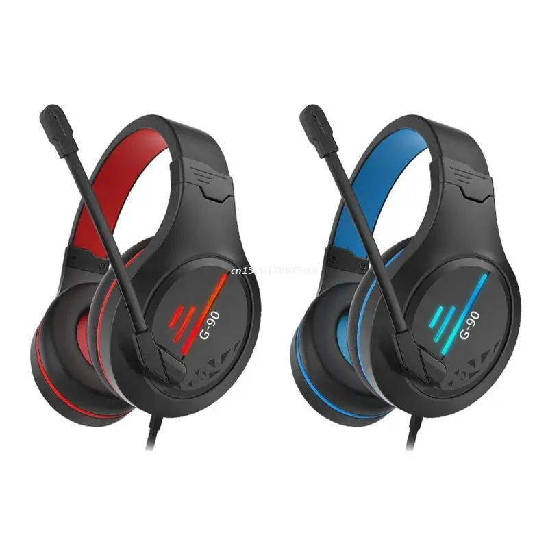 

Проводная игровая USB-гарнитура G90, встроенный Стереодинамик 50 мм, диапазон частот 20 Гц-20 кГц, с микрофоном для компьютера, ноутбука, Прямая по...