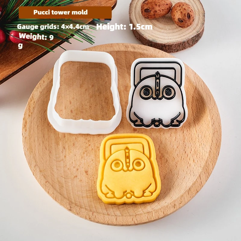 Пластиковые формочки для печенья Chainsaw Man Denji Bandai 6 шт.