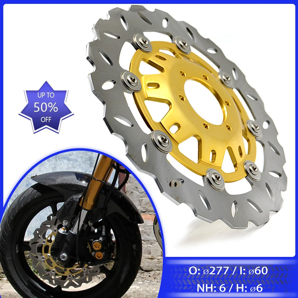 277mm Motorcycle Front Brake Disc Plate Brake Rotors For HONDA CB 400 CB400 VTEC400 VTEC 400 1999-2005 2006 2007 2008 2009 2010