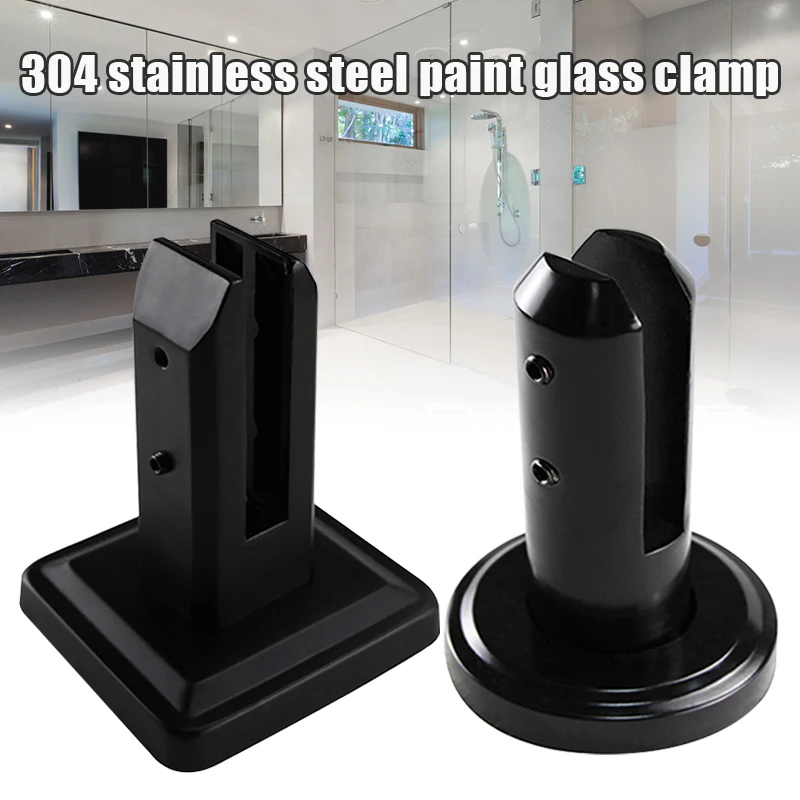 

Stainless Steel Spigots Glass Clamp for Frameless Glass Pool Fence Panels Grounding Accessories Ground Wir convenient durable