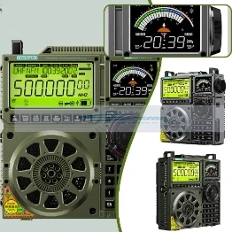 HanRongDa HRD-C919 FM MW SW VHF WB Multi-band Radio BT 5.0 Speaker Aviation Band AIR Maritime Supports TF Card AUX