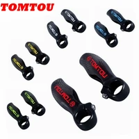 tomtou carbon fiber bicycle mtb handlebar bar ends 22 2mm mountain bike small auxiliary handlebar for length 115mm