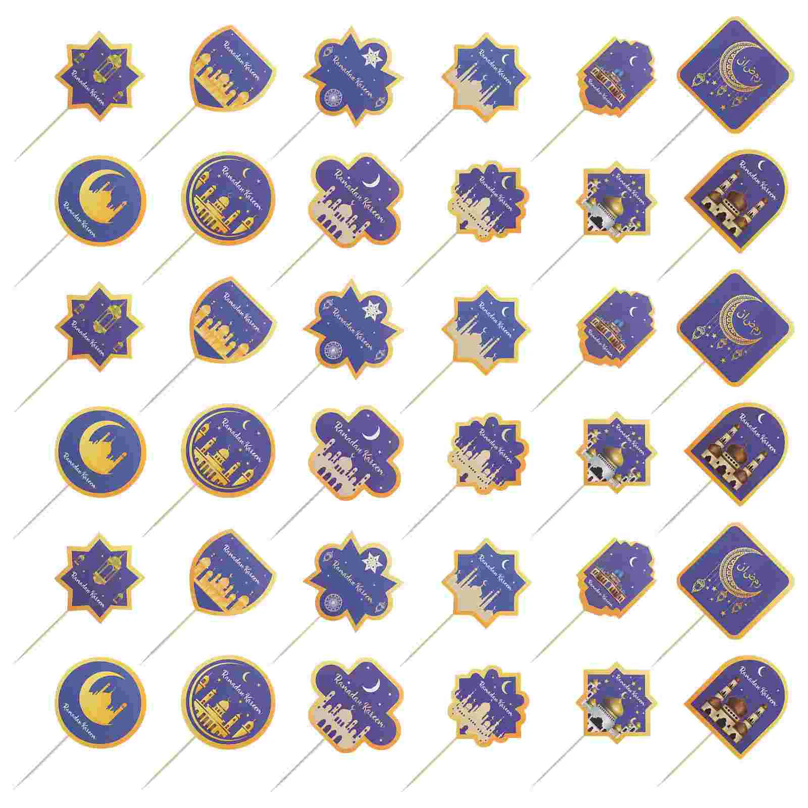 

36 шт., декоративные украшения для тортов