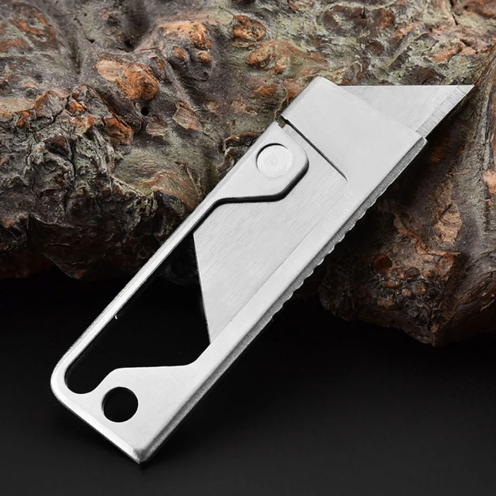 

Нержавеющая сталь 3Cr13 Скользящий блейд - нож EDC брелок мини - манжетный нож может заменить лезвие небольшим складным ножом