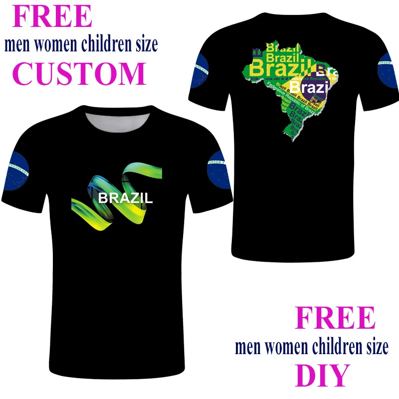 

Brazil Tshirt Men Green Ribbon T-shirt Hip Hop Tee Black Print T Shirt Mens Clothing Summer Gothic Punk Rock Streetwear