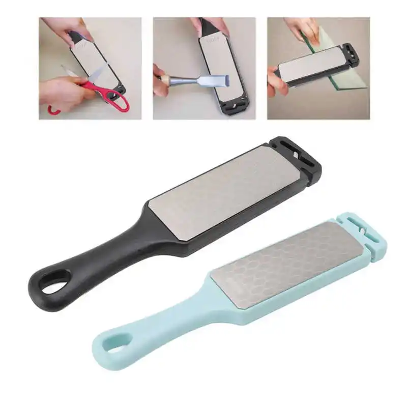 

Knife Sharpener Double Sided Emery Sharpening Stone Household Multipurpose Sharpening Stick Knives Sharpener Kitchen Tools
