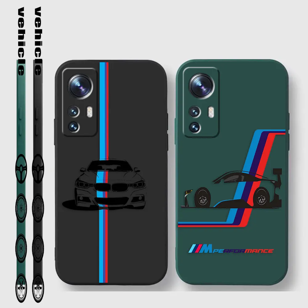 Phone Case For Xiaomi 13 12 12T 12S 11 11T 10 10S 9 8 Pro Ultra Lite Colour Case Cover Funda Cqoue Shell Comics Sports Car B-BMW
