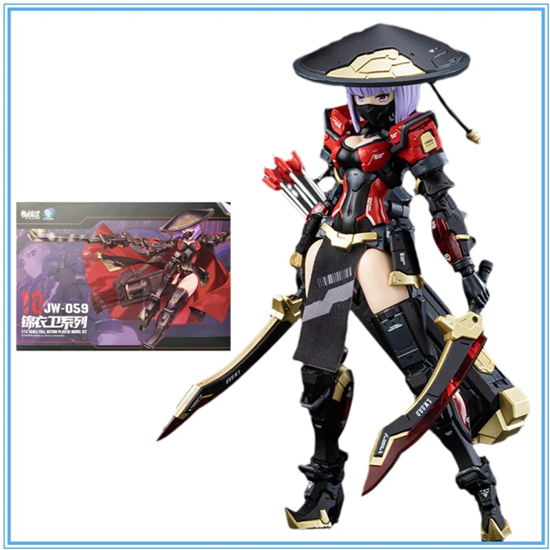 Оригинальная экшн-фигурка ATKGIRL JW-059 Jin Yiwei Mobile Suit Girl Anime Сборная модель игрушки