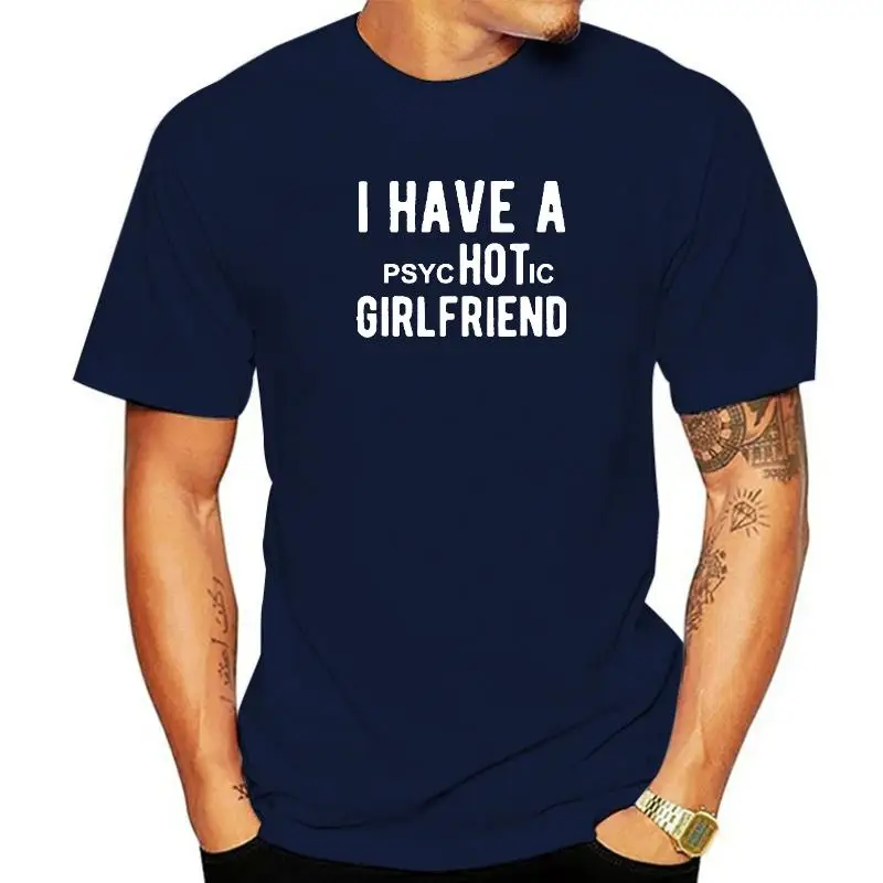 

Забавная футболка с психотической девушкой и шуточным парнем, Мужская Женская Обычная хлопковая Повседневная футболка с коротким рукавом ...