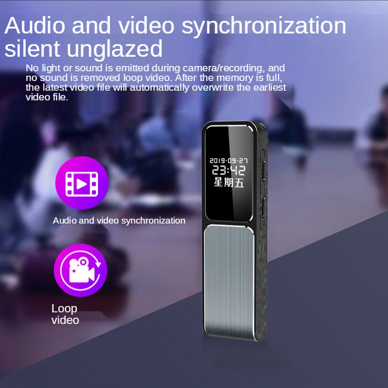 

New D1 HD Mini Camera Portable Smart Noise Reduction Conference Recording Camcorder Audio and Video Synchronous Micro Cam