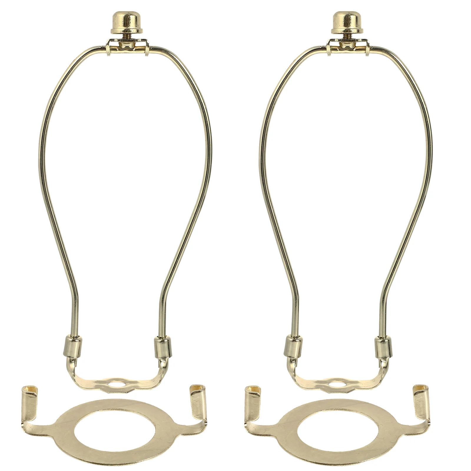 

Lamp Harp Shade Holder Adapter Lampshade Parts Finial Frame Kit Bracket Adjustablecagelight Table Floor Saddle Lantern