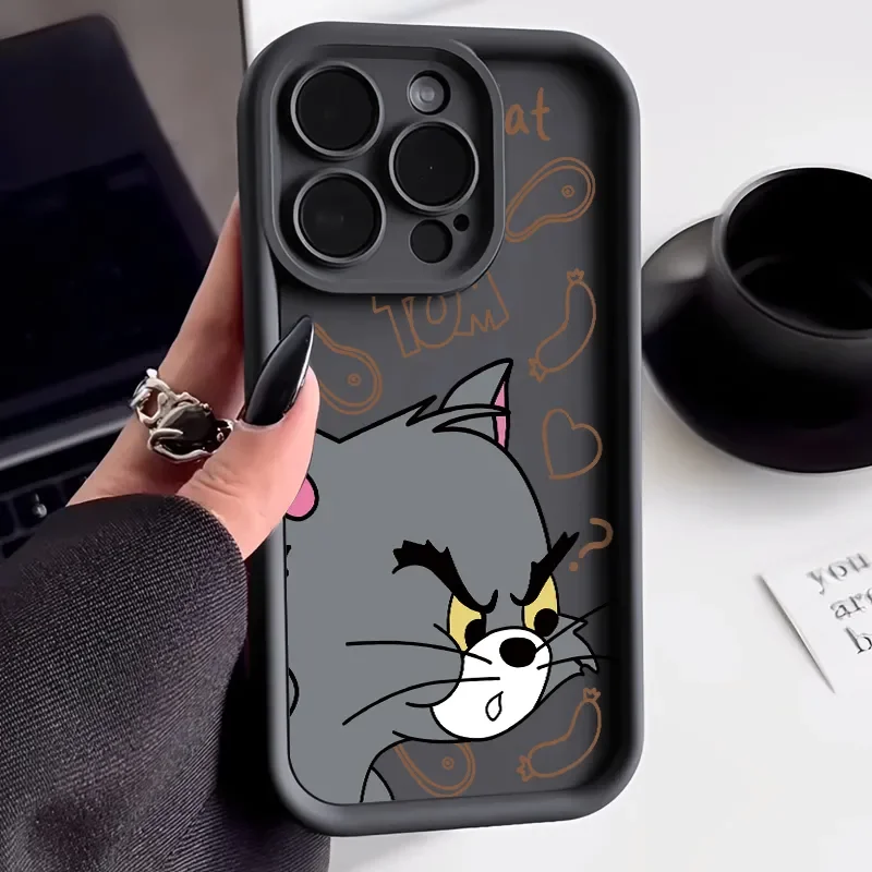 Funny Toms And Jerrys Phone Case For OPPO Reno 2 3 4 5 6 7 7Z 8 8T 10 11 Pro Plus 4G 5G Soft TPU Back Cover