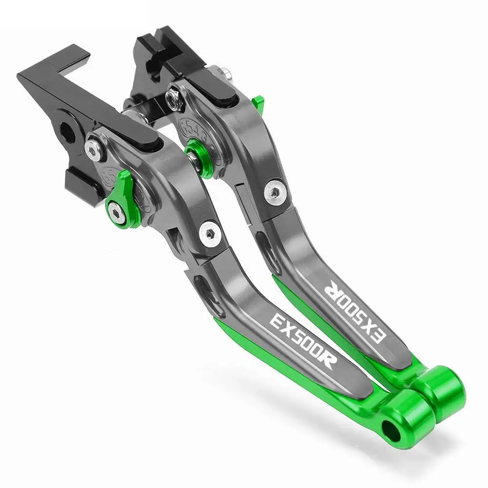 

For KAWASAKI EX500R EX 500 R 1990-2005 2006 2009 Motorcycle CNC Handlebar Handle Levers Adjustable Brake Clutch Lever