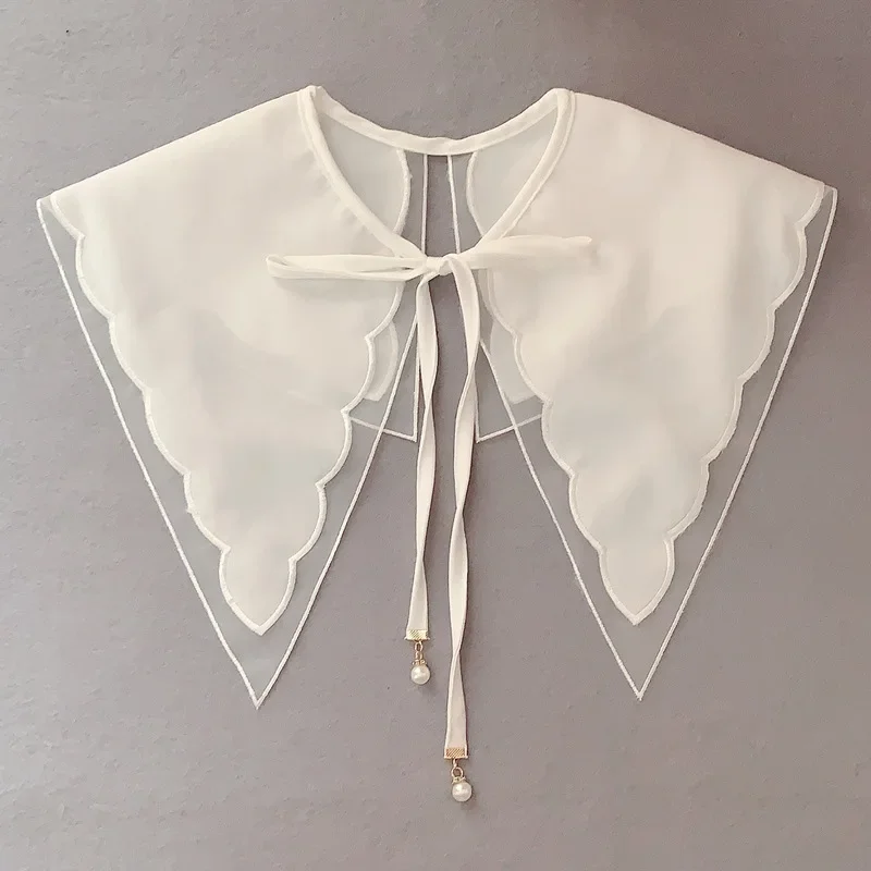 Шикарная женская летняя мини-шаль в Корейском стиле топ без рукавов многослойный