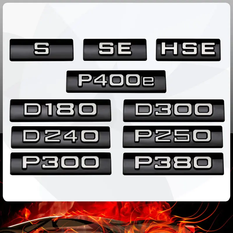 Автомобильная наклейка, аксессуары для Land Rover Range Evoque D180 VELAR P250 P300 SE P380 P400e HSE, задняя искусственная наклейка