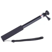 telescoping extendable pole handheld tripod mount selfie stick for gopro other cameras that support the 14 screw ultra ligh