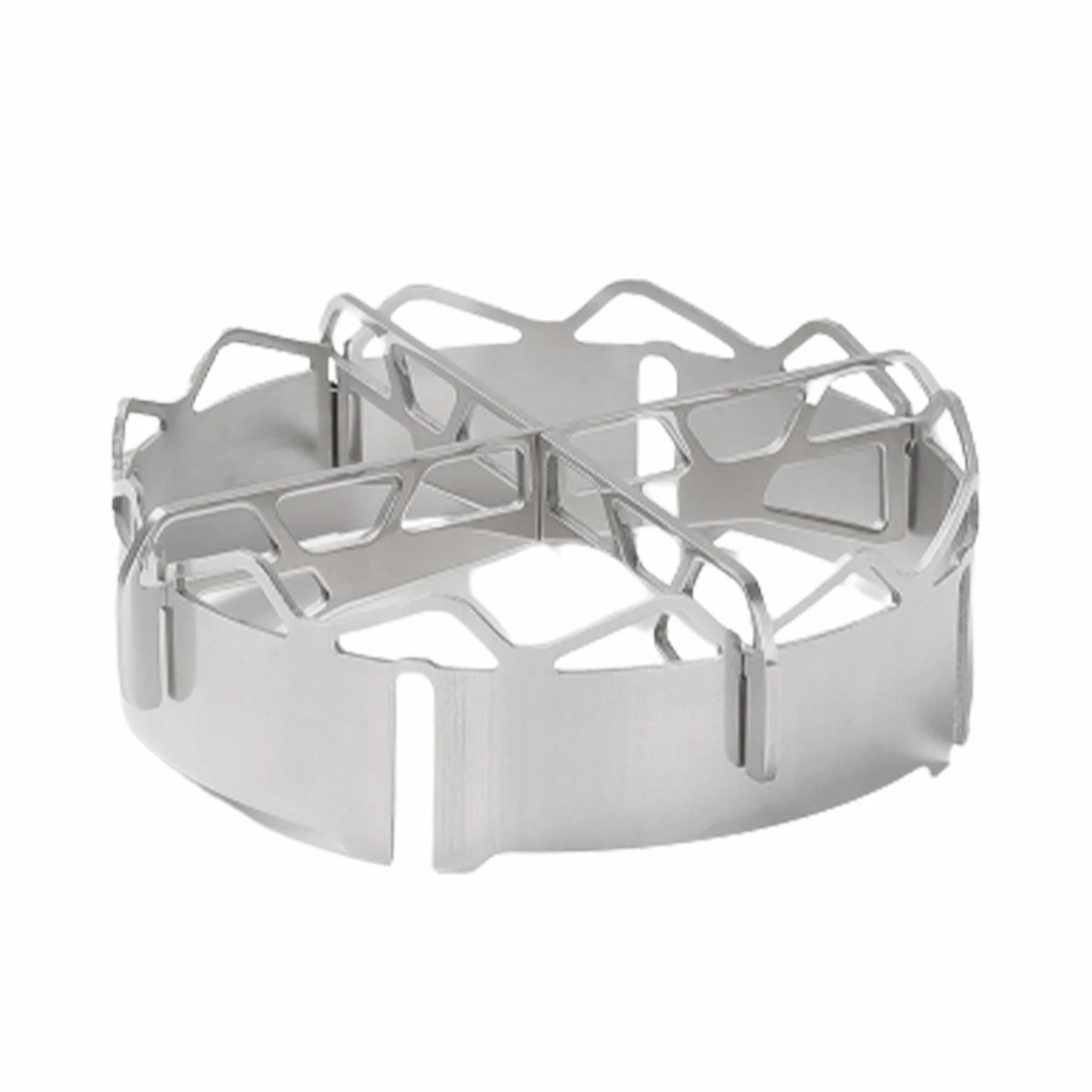 

Stainless Steel Easy Clean Removable Pot Support Stands Lightweight Practical Outdoor Hiking Camping Stove Rack Picnic Portable