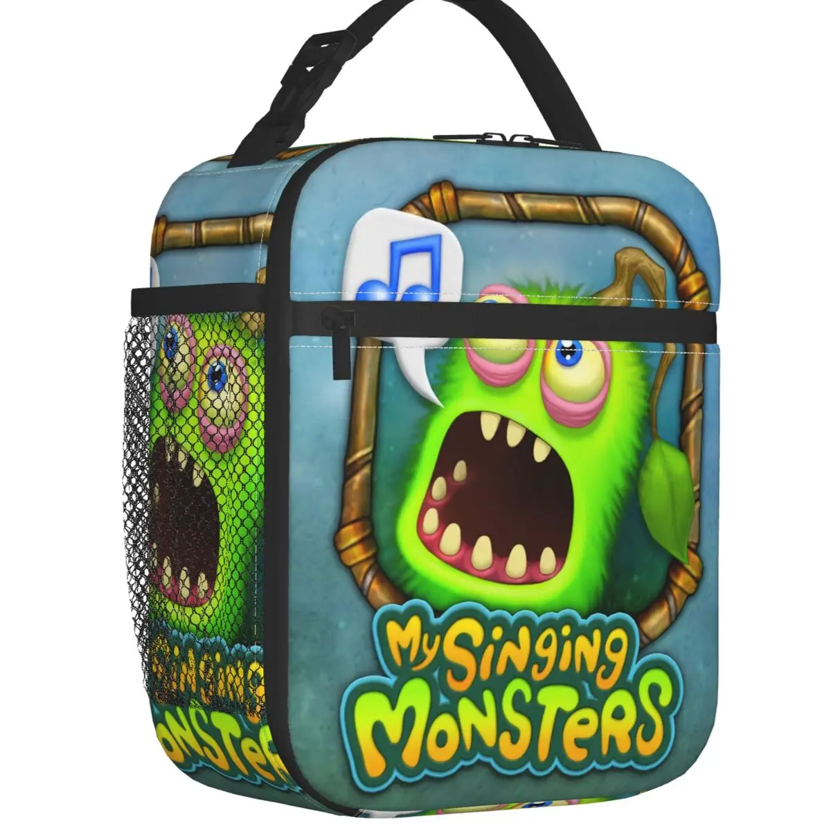 My Singing Monsters Insulated Lunch Tote Bag Cartoon Anime Game Portable Cooler Thermal Food Lunch Box Outdoor Camping Travel