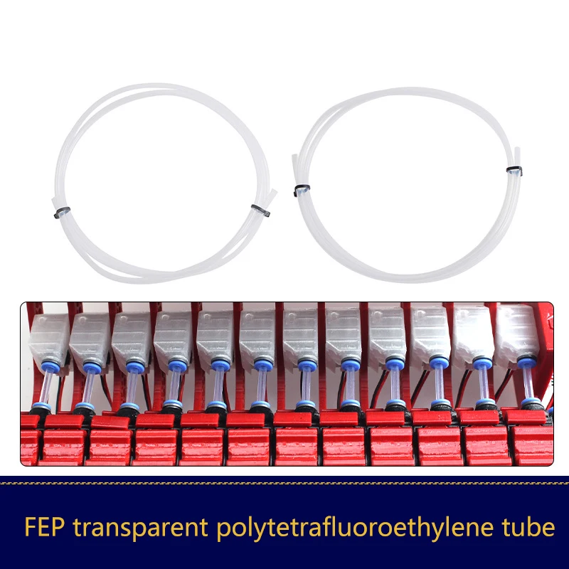 Для мини-3D-принтера Bambu Lab P1P AMS A1 белая и Серая трубка из ПТФЭ тефлоновая труба