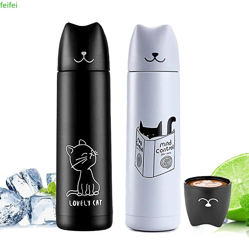 Thermos for Hot Tea Insulated Water Bottle Thermal Coffee Cup Mug Cooler Beer Stainless Steel Vacuum Flask Outdoor Drinkware