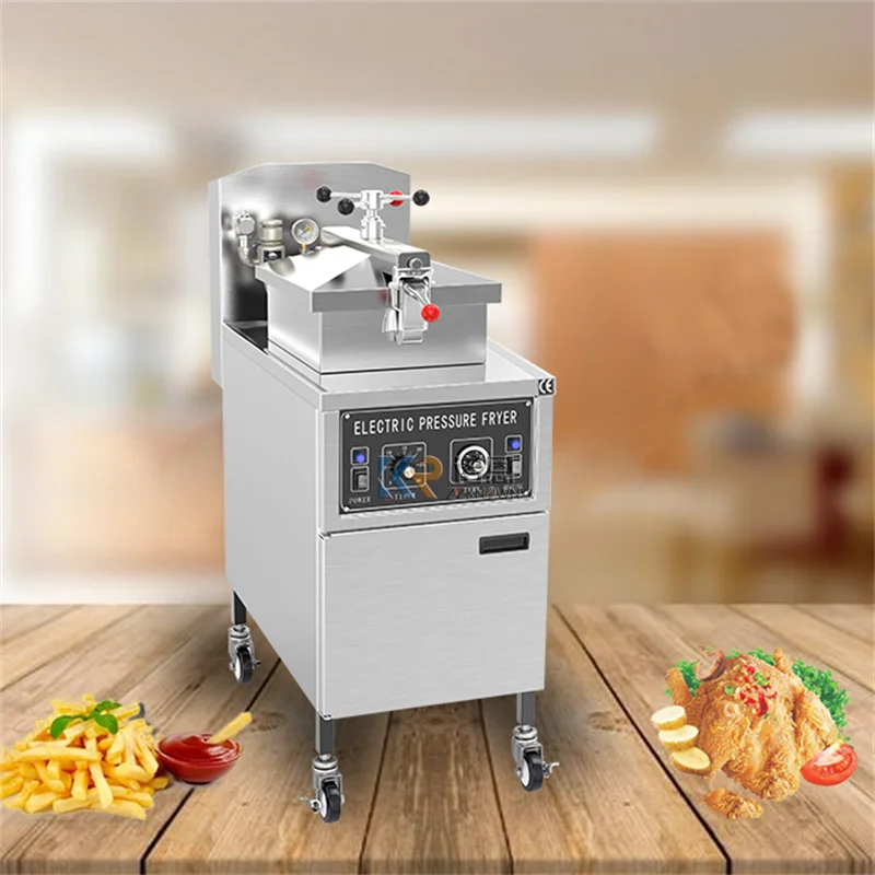 

24L Chicken Henny Broaster Electric Pressure Fryer Commercial Deep Fryers Potato Frying Machines Fried Cooker Without Oil Pump