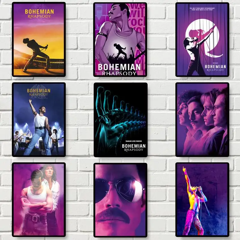 

Queen Bohemian-Rhapsodys Movie POSTER Posters Prints Wall Pictures Living Room Home Decoration
