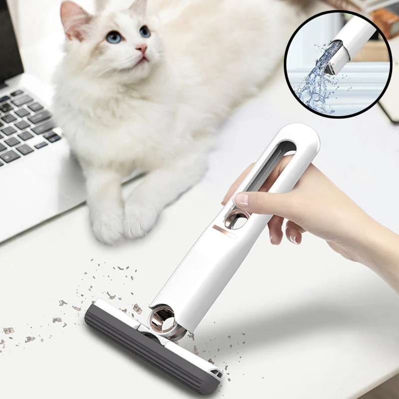 

Mini Mops Floor Cleaning Sponge Squeeze Mop Household Cleaning Tools Home Car Portable Wiper Glass Screen Desk Cleaner Mop