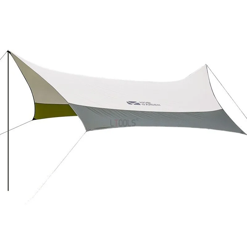 

Butterfly Silver Coated Tarpaulin Set Portable Large Camping Sun-proof Shelter Tarpaulin Folding Outdoor Picnic Rainproof Canopy