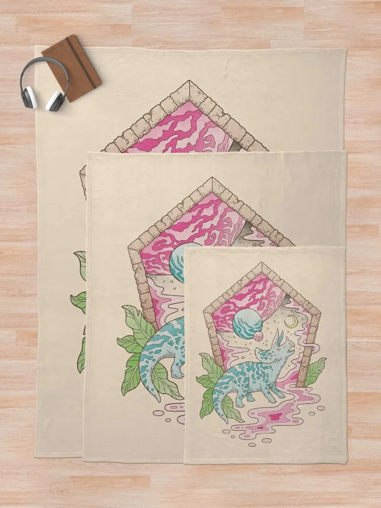 Aeon Archway: Triceratops Динозавр Научно-фантастическое пространство Пледы Кровать Модные