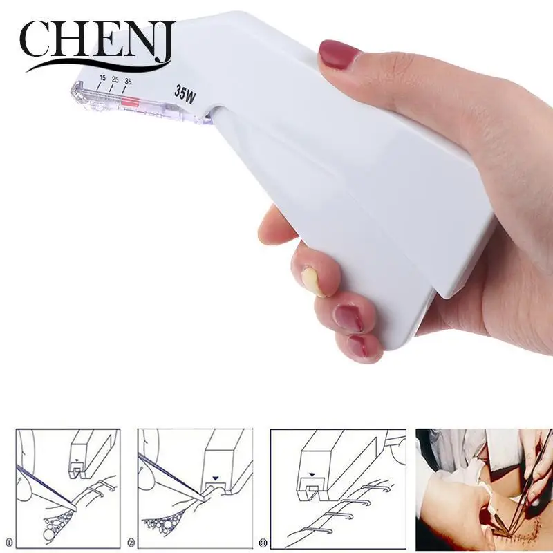 

Medical Surgery Disposable Stainless Steel Skin Stapler Nails Skin Stitching Machine Sterile Blank Package Nail Puller