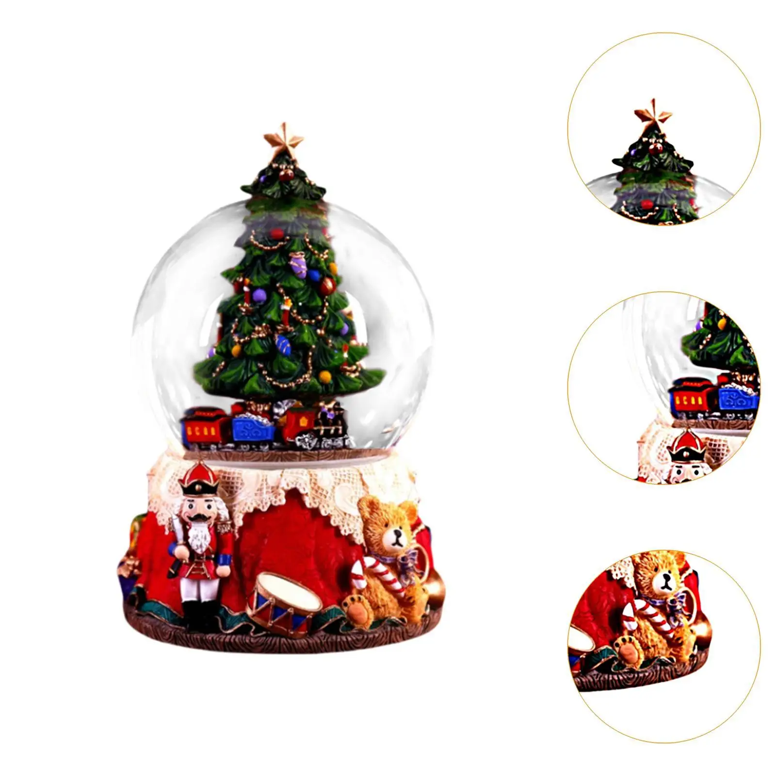 Музыкальная шкатулка Рождественский снежный глобус фонарь ночник музыкальный