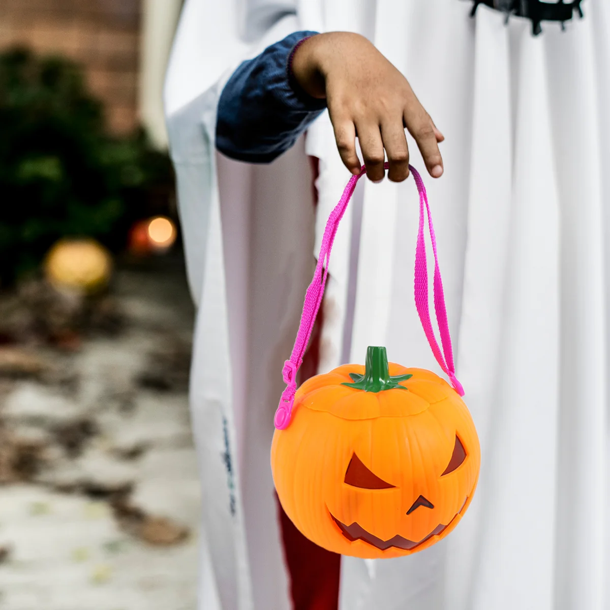 

1pc Simulation Lamp Pumpkin Tea Lights Pumpkin Bucket Party Decor Lantern