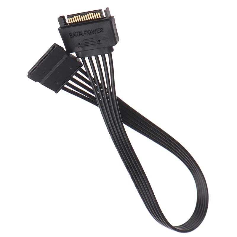 

SATA 15Pin Male To Female Power Extension Cable HDD SSD Power Supply Cable SATA Power Cable For PC 30CM hot sale