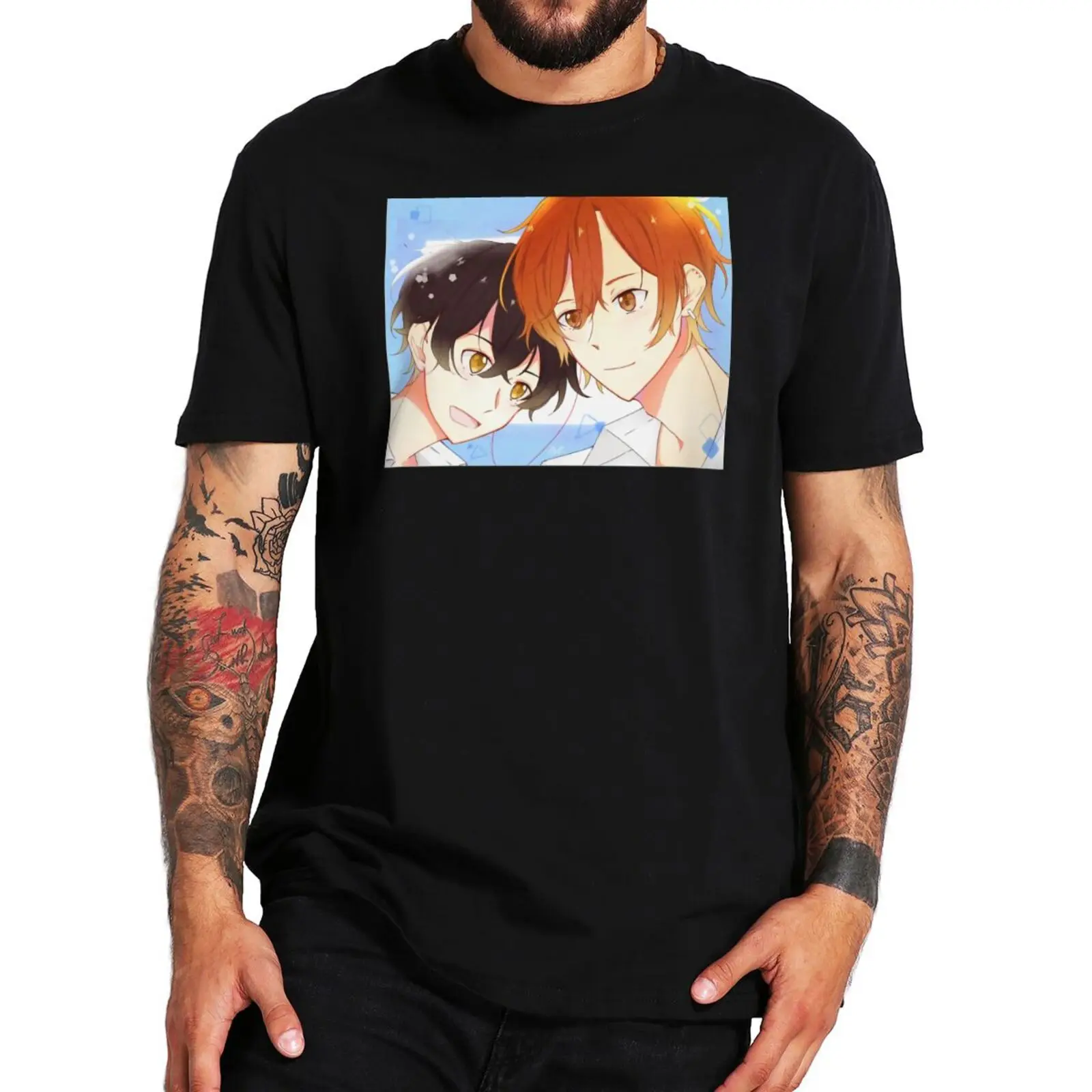 

Sasaki And Miyano T-Shirt Anime Manga Fans Short Sleeve Summer EU Size 100% Cotton Premium Casual Soft Men Women T Shirt