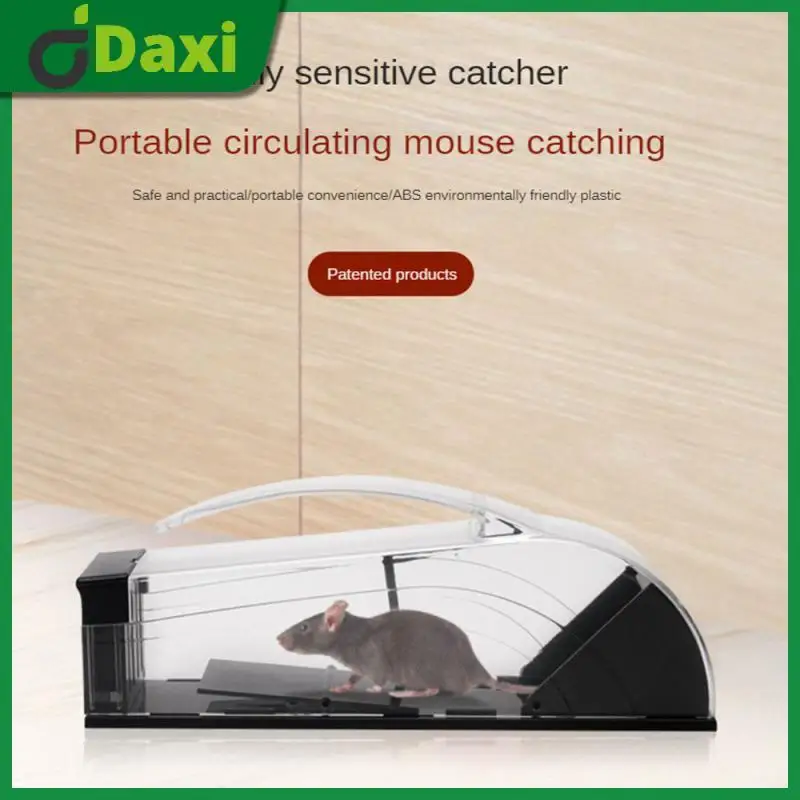 

Rat Catching Abs Thickened Plastic Mousetrap Rat Cage Home High-sensitivity Rat Hole Safety Mousetrap Automatic Mice Mousetrap