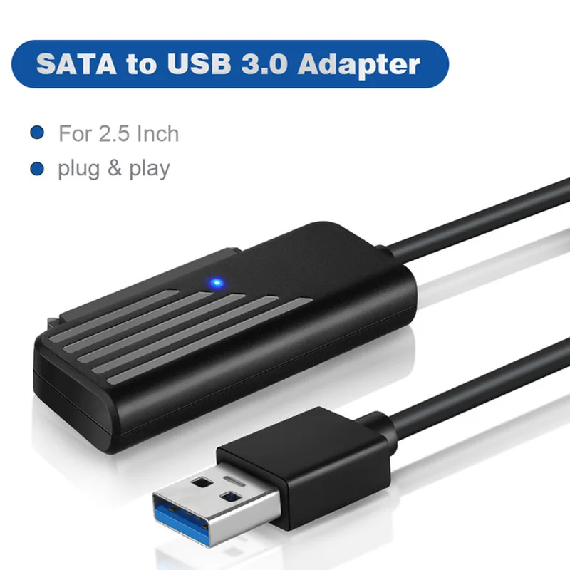 

Переходник SATA-USB 3,0 для жесткого диска 2,5 дюйма, 5 Гбит/с