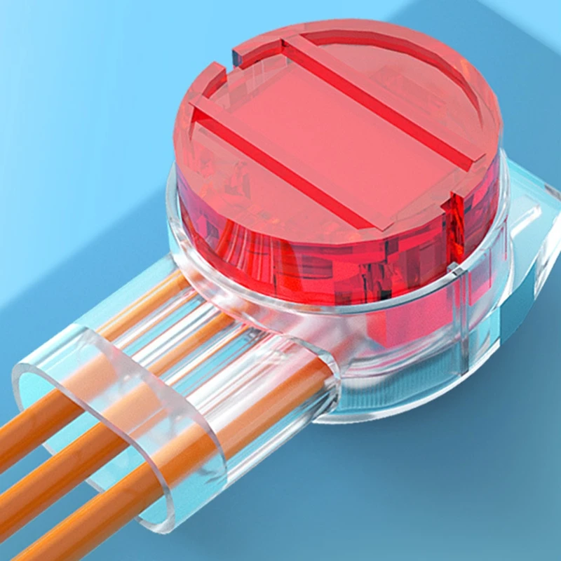 100 шт. стыковое соединение проводов для телефона передачи данных 3 порта обжимные